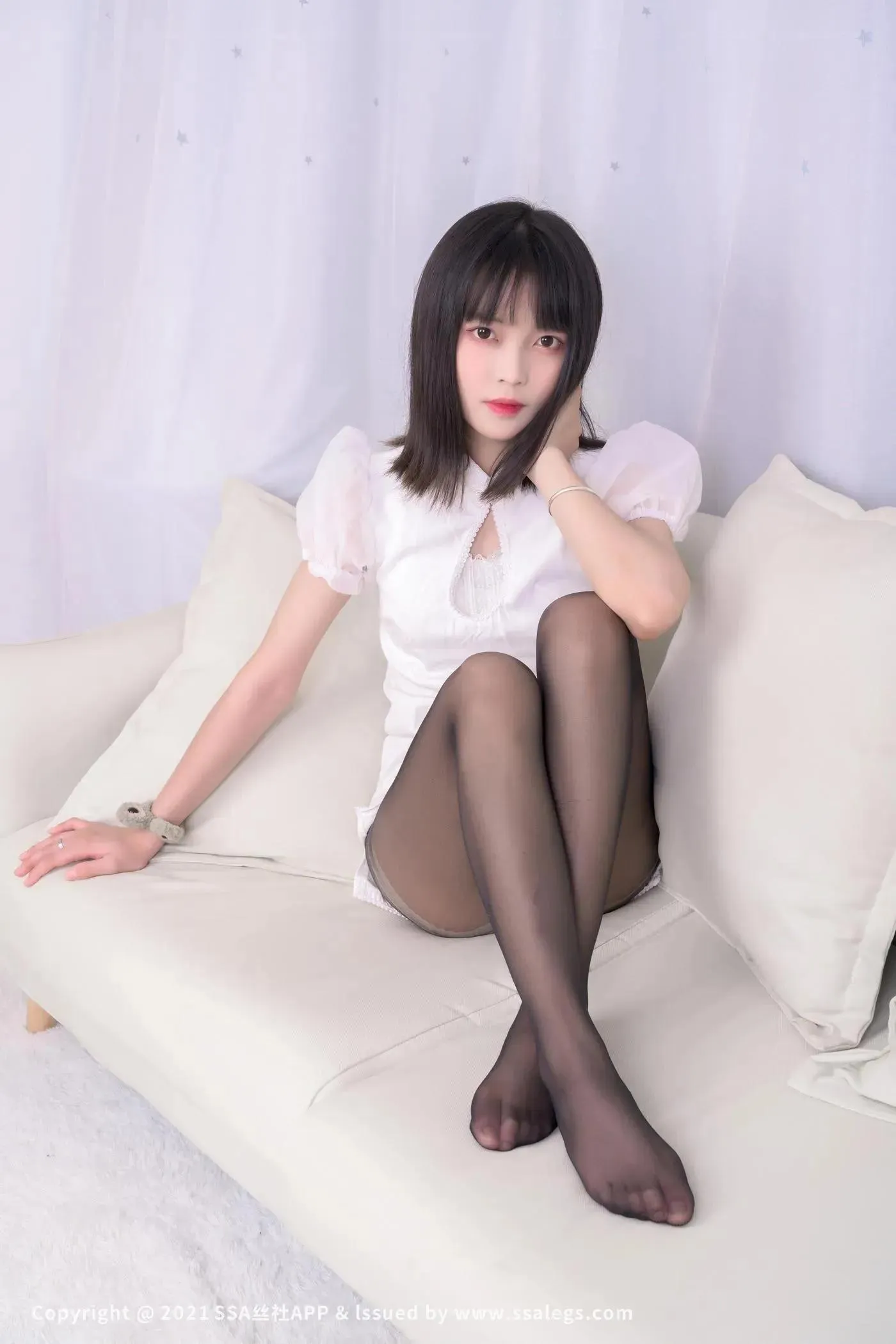 [SSA丝社]超清写真 NO.665 腿模丹丹的黑丝袜美腿（下）[23] [44P]插图4